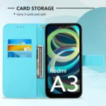 3D Painting Horizontal Flip Leather Phone Case, For Xiaomi Redmi A3, For Xiaomi Redmi Note 13 Pro 4G Global - Image 5