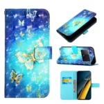 3D Painting Horizontal Flip Leather Phone Case, For Xiaomi Poco X6 Pro, For Xiaomi Redmi Note 13 5G Global