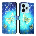 3D Painting Horizontal Flip Leather Phone Case, For Xiaomi Redmi 13 4G, For Xiaomi Poco M6 Pro 4G - Image 2