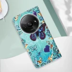 Colored Drawing Pattern Plain Weave Leather Phone Case, For Xiaomi Redmi A3, For Xiaomi Redmi Note 13 Pro 4G Global - Image 2