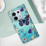 Colored Drawing Pattern Plain Weave Leather Phone Case, For Xiaomi Redmi Note 13 Pro 5G Global - Image 2