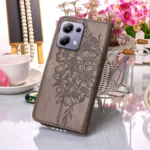 Embossed Butterfly Leather Phone Case, For Xiaomi Redmi Note 13 Pro 4G Global, For Xiaomi Redmi Note 13 4G Global - Image 2