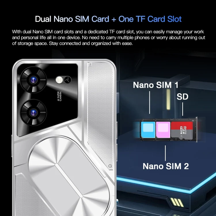 EDA0061584_B12.webp Povo5pro / PU31, 6.53 inch Face Identification Android 8.1 MTK6753 Octa Core, Network: 4G, AI GPT4, Dual SIM - Image 13