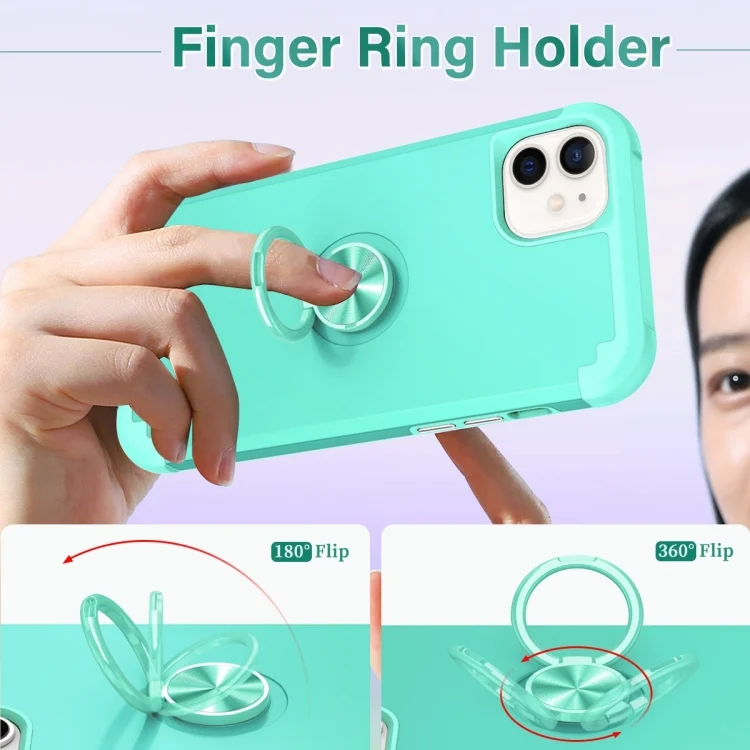 EDA006160004A_2.webp L2 Rotating Ring Holder Magnetic Phone Case, For iPhone 12 / 12 Pro, For iPhone 12 Pro Max, For iPhone 11 - Image 3