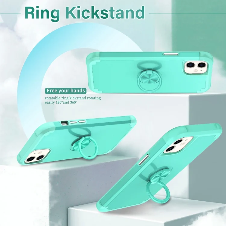 EDA006160004A_3.webp L2 Rotating Ring Holder Magnetic Phone Case, For iPhone 12 / 12 Pro, For iPhone 12 Pro Max, For iPhone 11 - Image 4
