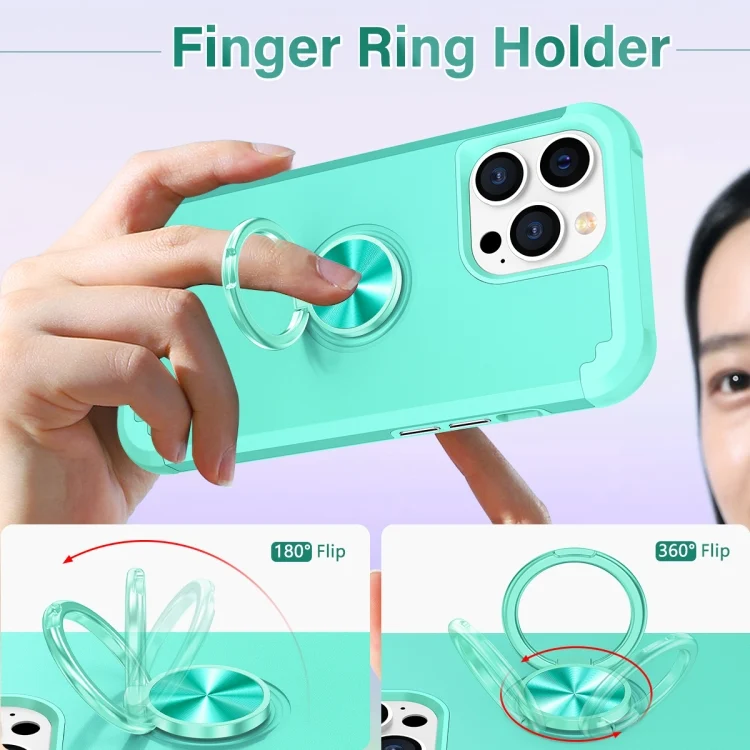 EDA006160008A_2.webp L2 Rotating Ring Holder Magnetic Phone Case, For iPhone 13 Pro Max, For iPhone 13 Pro, For iPhone 13 - Image 3