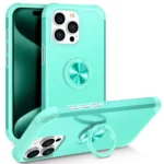 L2 Rotating Ring Holder Magnetic Phone Case, For iPhone 15 Pro Max, For iPhone 15 Pro, For iPhone 15 Plus