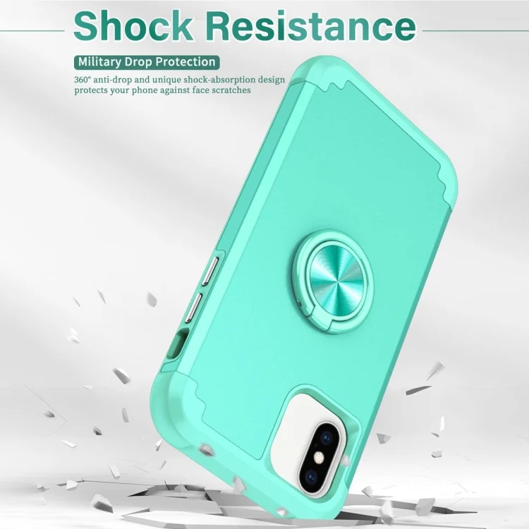 EDA006160017A_4.webp L2 Rotating Ring Holder Magnetic Phone Case, For iPhone X / XS, For iPhone XR, For iPhone 8 Plus / 7 Plus - Image 5