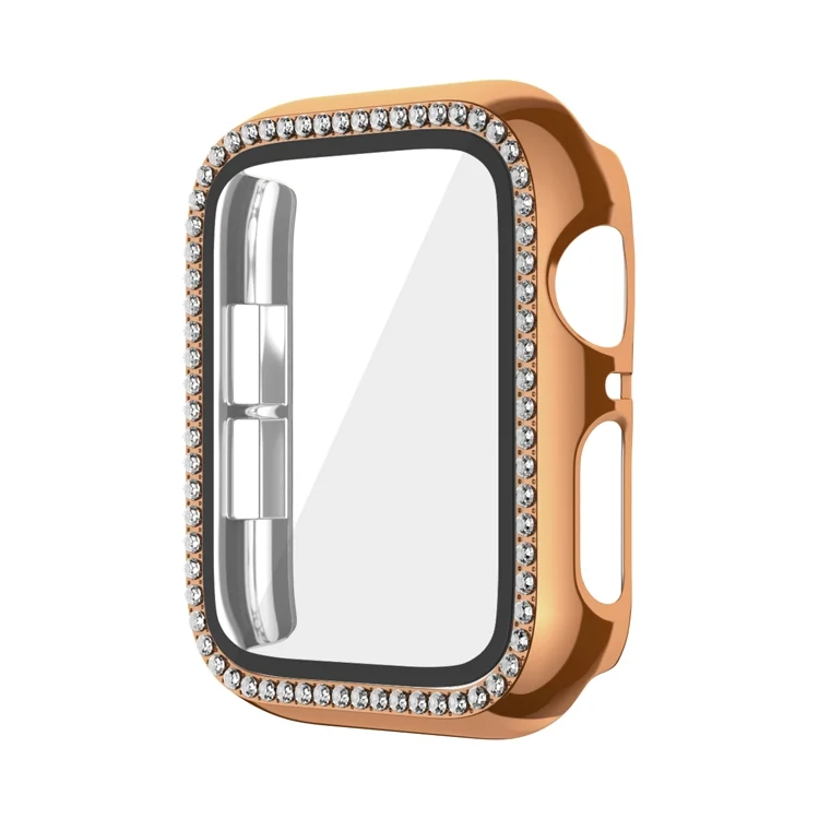 Plating Row Diamond PC Watch Case with Film