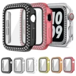 Plating Dual-Row Diamond PC Watch Case with Film - Image 2
