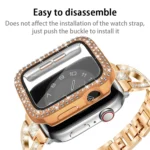 Plating Dual-Row Diamond PC Watch Case with Film - Image 4
