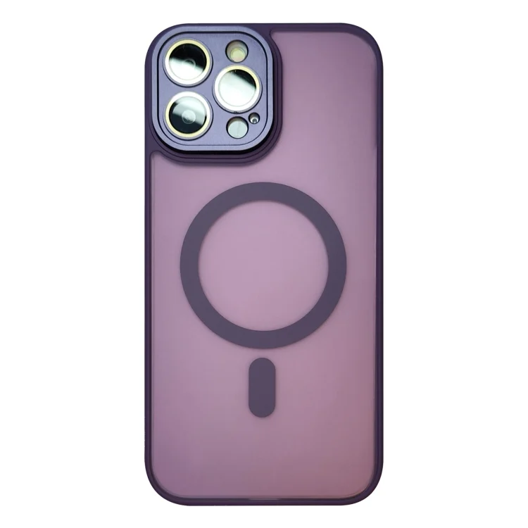 Skin Feel MagSafe Phone Case with Lens Film, For iPhone 14 Pro, For iPhone 14 Pro Max, For iPhone 13 Pro Max, For iPhone 13 Pro