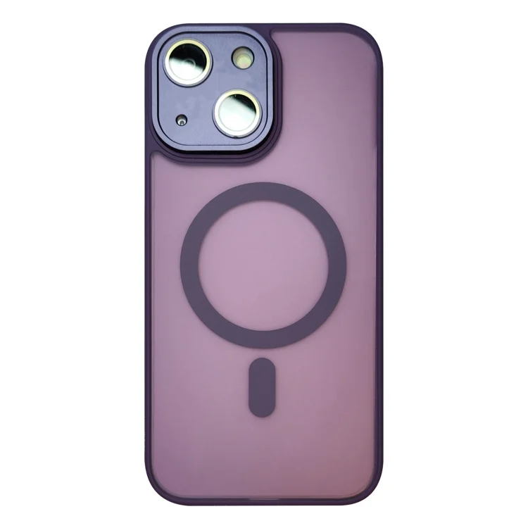 Skin Feel MagSafe Phone Case with Lens Film, For iPhone 13, For iPhone 12, For iPhone 12 Pro Max, For iPhone 12 Pro