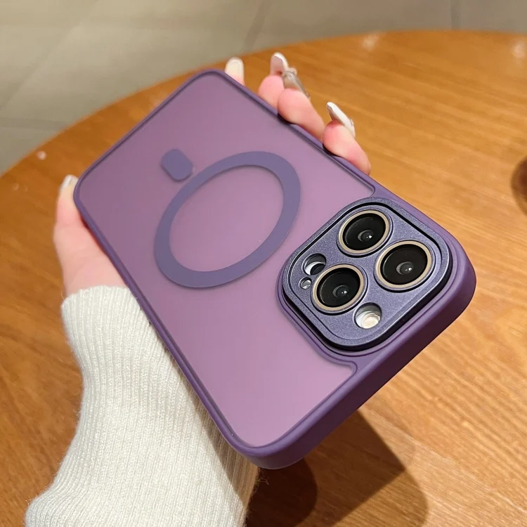 EDA006165609A_2.webp Skin Feel MagSafe Phone Case with Lens Film, For iPhone 13, For iPhone 12, For iPhone 12 Pro Max, For iPhone 12 Pro - Image 6