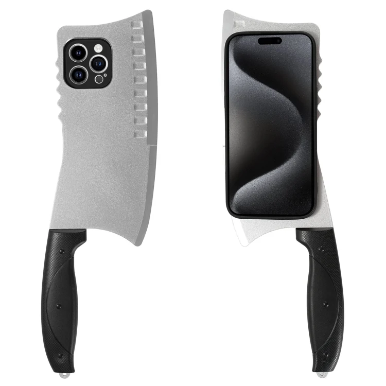Simulated Kitchen Knife TPU + PC Phone Case, For iPhone 15 Pro Max, For iPhone 15 Pro, For iPhone 15 Plus, For iPhone 15, For iPhone 14 Plus