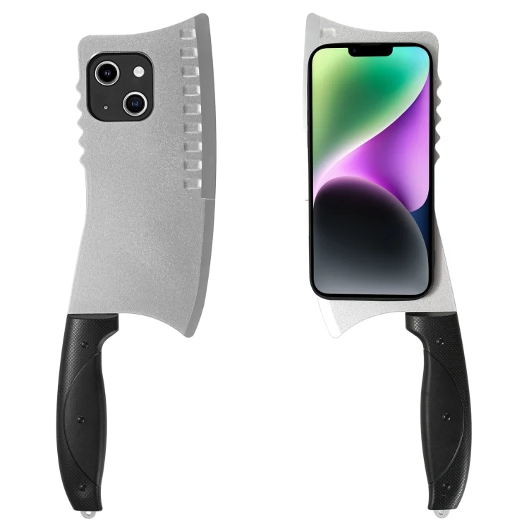 Simulated Kitchen Knife TPU + PC Phone Case, For iPhone 14, For iPhone 14 Pro, For iPhone 14 Pro Max, For iPhone SE 2022 / 2020 / 8 / 7, For iPhone 13 Pro Max