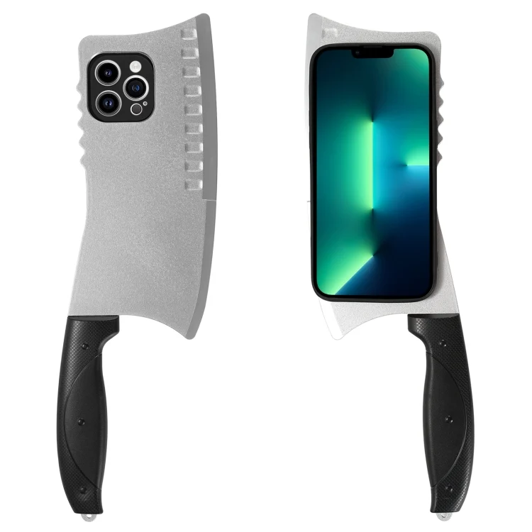 Simulated Kitchen Knife TPU + PC Phone Case, For iPhone 13 Pro, For iPhone 13, For iPhone 13 mini, For iPhone 12, For iPhone 12 Pro Max