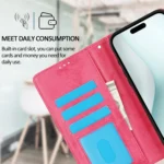 2 in 1 Detachable Phone Leather Case, For iPhone 16, For iPhone 15 Pro Max, For iPhone 15 Pro - Image 3