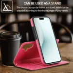 2 in 1 Detachable Phone Leather Case, For iPhone 16, For iPhone 15 Pro Max, For iPhone 15 Pro - Image 4