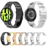 Button Style Stainless Steel Watch Band - Image 2