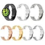 Button Style Stainless Steel Watch Band - Image 3