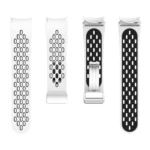Two Color Magnetic Folding Silver Buckle Watch Band - Image 6