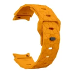 Football Pattern Reverse Buckle Silicone Watch Band - Image 4