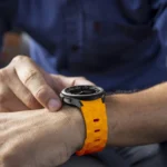 Football Pattern Reverse Buckle Silicone Watch Band - Image 7