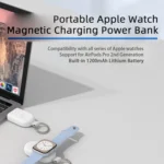 For Apple Watch / AirPods Series U16 Portable Magnetic Wireless Charger - Image 3