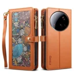 ESEBLE Star Series Lanyard Zipper Wallet RFID Leather Phone Case, For Xiaomi 15 Ultra, For Xiaomi 13T / 13T Pro / Redmi K60 Ultra