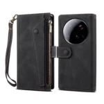 ESEBLE Retro Frosted RFID Leather Phone Case, For Xiaomi 15 Ultra, For Xiaomi 13T / 13T Pro / Redmi K60 Ultra