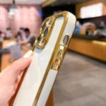 Plating Emery PC Hybrid Silicone Phone Case, For iPhone 15 Pro Max, For iPhone 15 Pro - Image 5