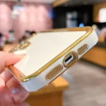Plating Emery PC Hybrid Silicone Phone Case, For iPhone 15 Pro Max, For iPhone 15 Pro - Image 6
