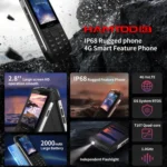HAMTOD H3 Rugged Phone, 2.8 inch T107 ARM CortexTM A7 Quad-core 1.0GHz, Network: 4G, VoLTE, BT, SOS - Image 2