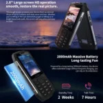 HAMTOD H3 Rugged Phone, 2.8 inch T107 ARM CortexTM A7 Quad-core 1.0GHz, Network: 4G, VoLTE, BT, SOS - Image 5