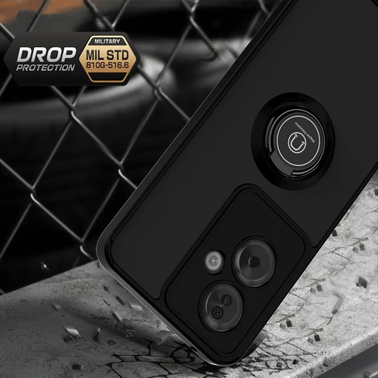 EDA006218702A_4.webp Q Shadow 1 Series TPU + PC Phone Case with Ring, For OPPO A79 5G, For OPPO A5 Pro 5G Global - Image 5