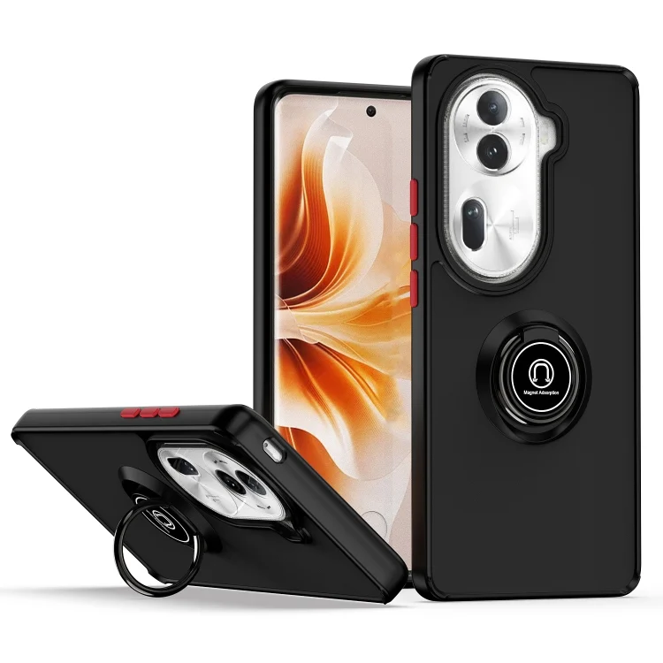 Q Shadow 1 Series TPU + PC Phone Case with Ring, For OPPO Reno11 Pro Global, For OPPO Find X7 Ultra