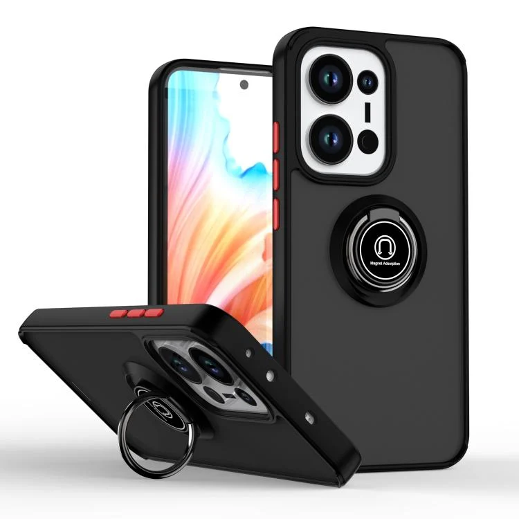 Q Shadow 1 Series TPU + PC Phone Case with Ring, For OPPO Reno13 Pro Global, For OPPO Reno13 Global