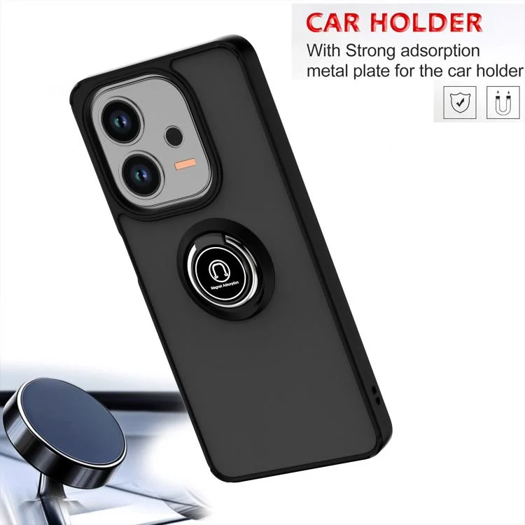 EDA006218707A_3.webp Q Shadow 1 Series TPU + PC Phone Case with Ring, For OPPO Reno13 Pro Global, For OPPO Reno13 Global - Image 4
