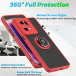 Q Shadow 1 Series TPU + PC Phone Case with Ring, For OPPO Find X5 - Image 2