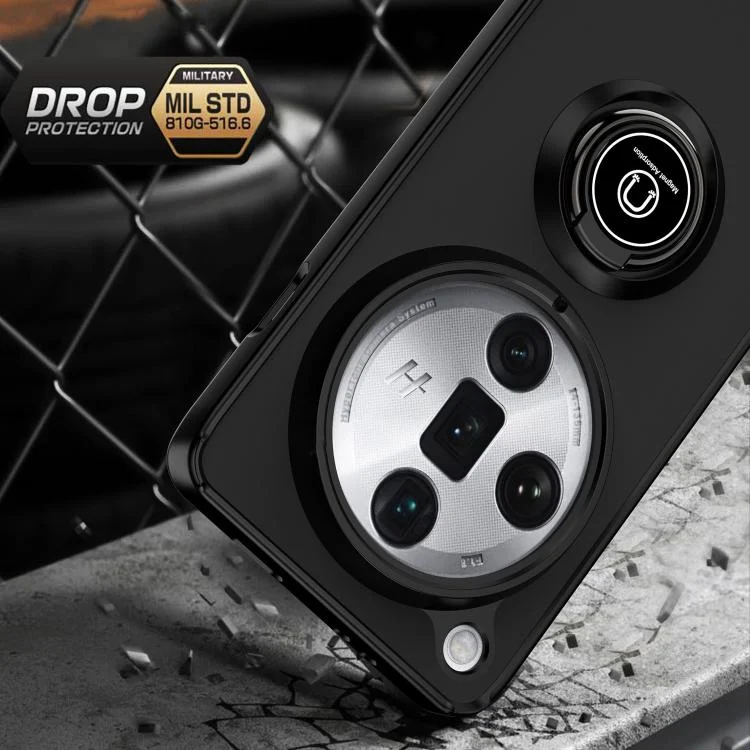 EDA006218710A_2.webp Q Shadow 1 Series TPU + PC Phone Case with Ring, For OPPO Find X7, For OPPO Reno11 Global - Image 3