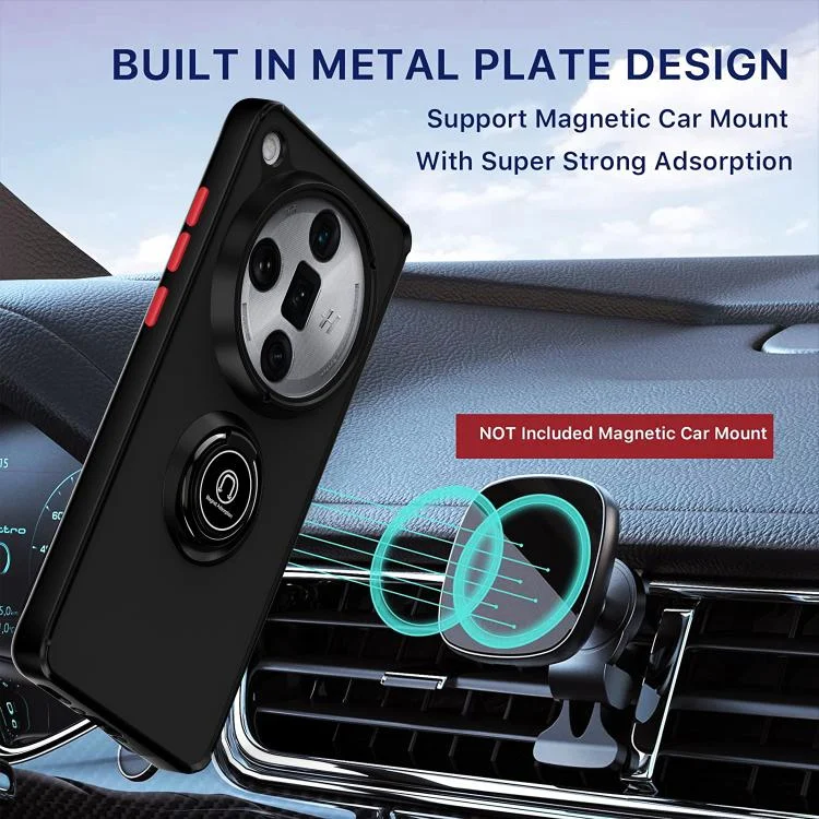 EDA006218712A_3.webp Q Shadow 1 Series TPU + PC Phone Case with Ring, For OPPO Find X8 Pro, For OPPO A78 5G - Image 4