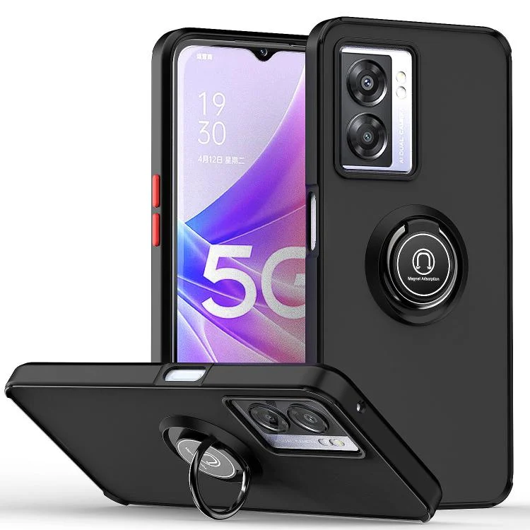 Q Shadow 1 Series TPU + PC Phone Case with Ring, For OPPO A57 5G 2022, For OPPO Reno7 Z 5G