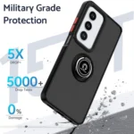 Q Shadow 1 Series TPU + PC Phone Case with Ring, For OPPO A3 Pro 5G / A3 5G / A80 5G, For OPPO Reno12 Pro Global - Image 2