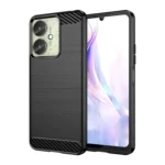 Brushed Texture Carbon Fiber TPU Phone Case, For Xiaomi Redmi 13C 4G, For Xiaomi Poco M6 Pro 4G, For Xiaomi Redmi K70