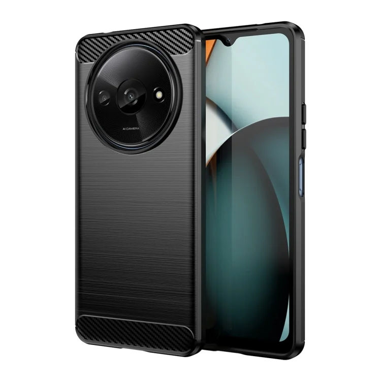Brushed Texture Carbon Fiber TPU Phone Case, For Xiaomi Redmi A3, For Xiaomi Poco M6 5G, For Xiaomi Redmi Note 13 Pro 4G Global, For Xiaomi Redmi Note 13 4G Global, For Xiaomi Redmi 13R 5G...