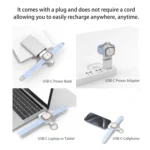 For Apple Watch / AirPods Series U20A Portable Magnetic Wireless Charger - Image 8