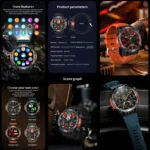 HT22 1.46 inch Smart Sport Watch, Support Bluetooth Call / Sleep / Heart Rate / Blood Pressure Health Monitor - Image 5