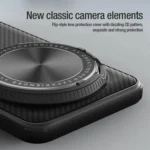 NILLKIN Black Mirror Prop CD Texture Mirror Precise Hole MagSafe Magnetic Phone Case, For Xiaomi 15 Ultra, For Xiaomi 14 Ultra - Image 6