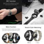 X10 Headphones Smart Watch 1.39 inch Waterproof Bracelet, Support Bluetooth Call / NFC / Heart Rate - Image 8